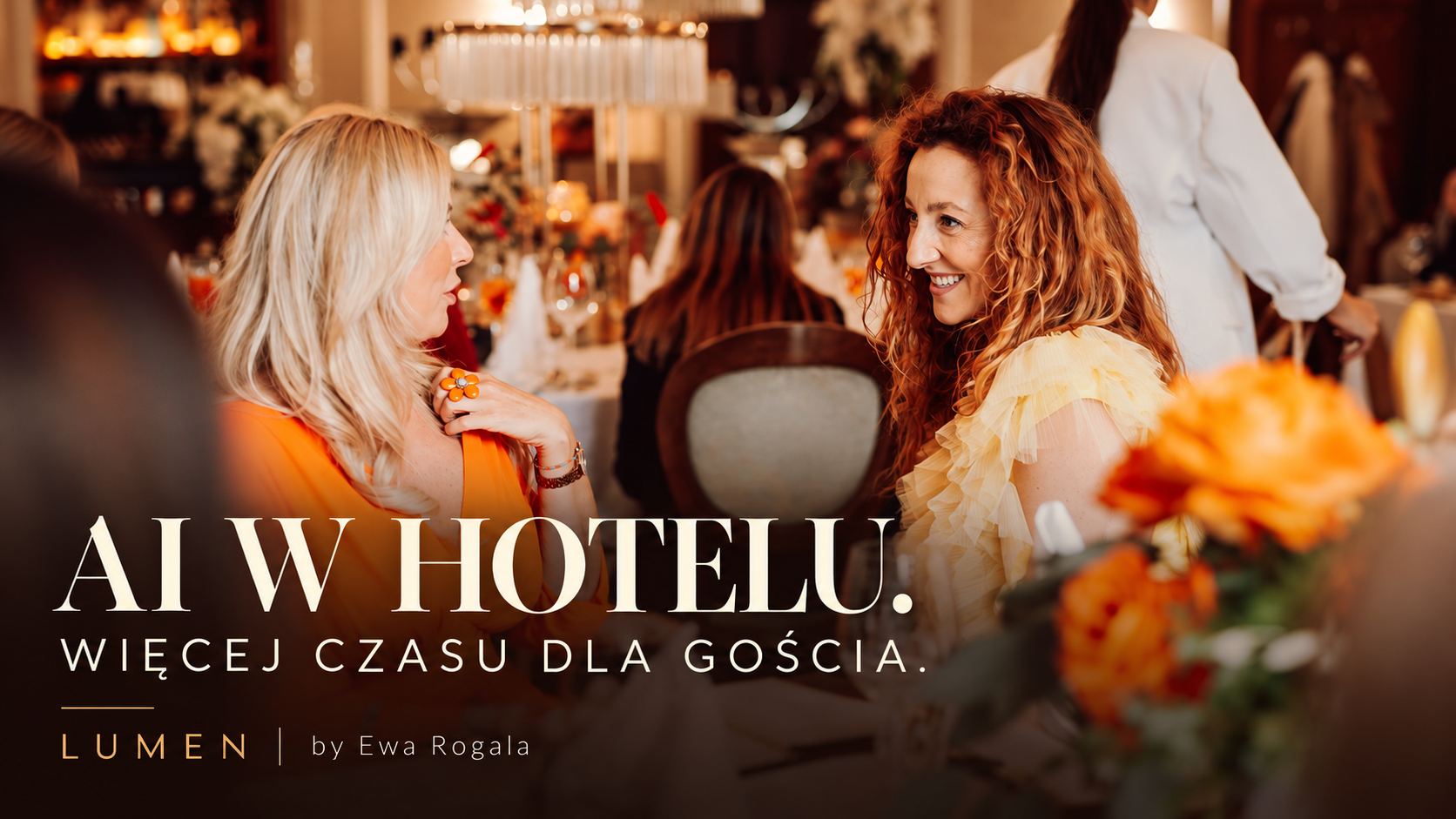 AI w hotelu — więcej czasu dla Gościa. Ewa Rogala podczas rozmowy.